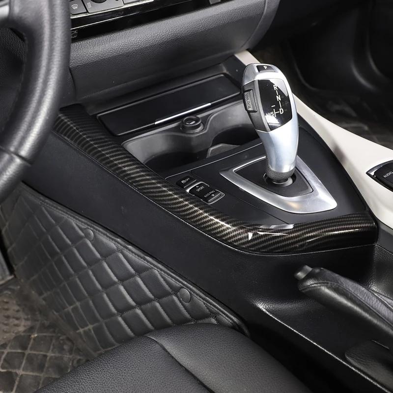 Car Gear Shift Panel Cover L-shaped Side Strip Sticker Fit For BMW 1 2 Series F20 F21 F22 F23 2012-2018 Auto