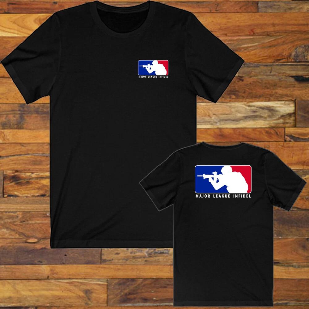 MLI Major League Infidel Shooting Guns Firearms Men s Black Size S-5XL XL