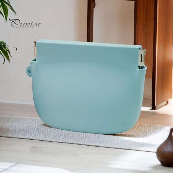 Silicone Coin Purse Portable Solid Color Multifunction Coin Holder Lipstick Keys Earphone Cable Storage Bag Pouch Wallet Women Girls Gift