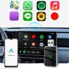 2 in 1 Wireless CarPlay Android Auto Adapter Wireless CarPlay Adapter Plug & Play Mini Carplay&Auto Box Dongle for Factory Wired