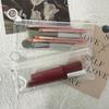 1pc Clear EVA Makeup Brush Pouch | Multi-functional Cosmetic Zipper Bag, Transparent Beauty Tool Organizer for Brushes, Eyelash & Eyebrow Pencils