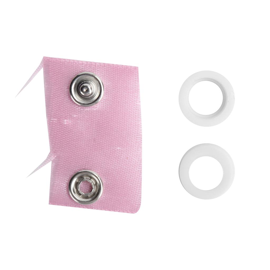Snap Button Kit Colorful Brass Prong Press Stud Snap Fasteners with Installation Tool Set