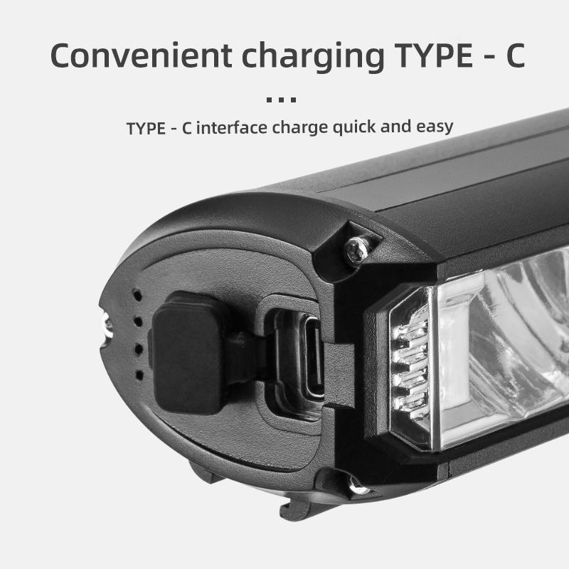 Luce per Bicicletta Luce Anteriore Bici 8000mAh Impermeabile Torcia Ricarica USB Lampada per Ciclismo MTB Strada Accessori