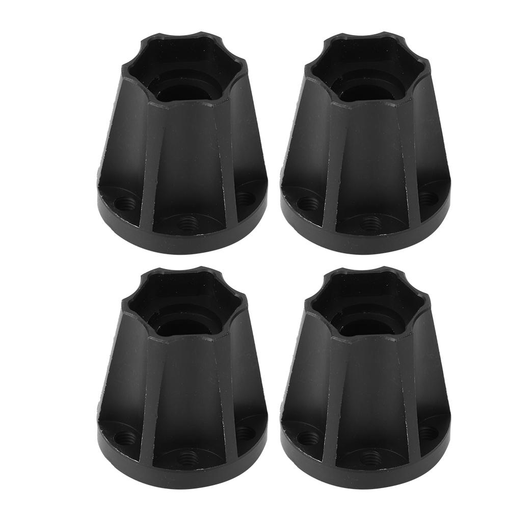 

4pcs RC Car Wheel Hex Hubs Wheel Adapter Black Fit for SCX10 110 RC Crawler 1.9inch 2.2inch