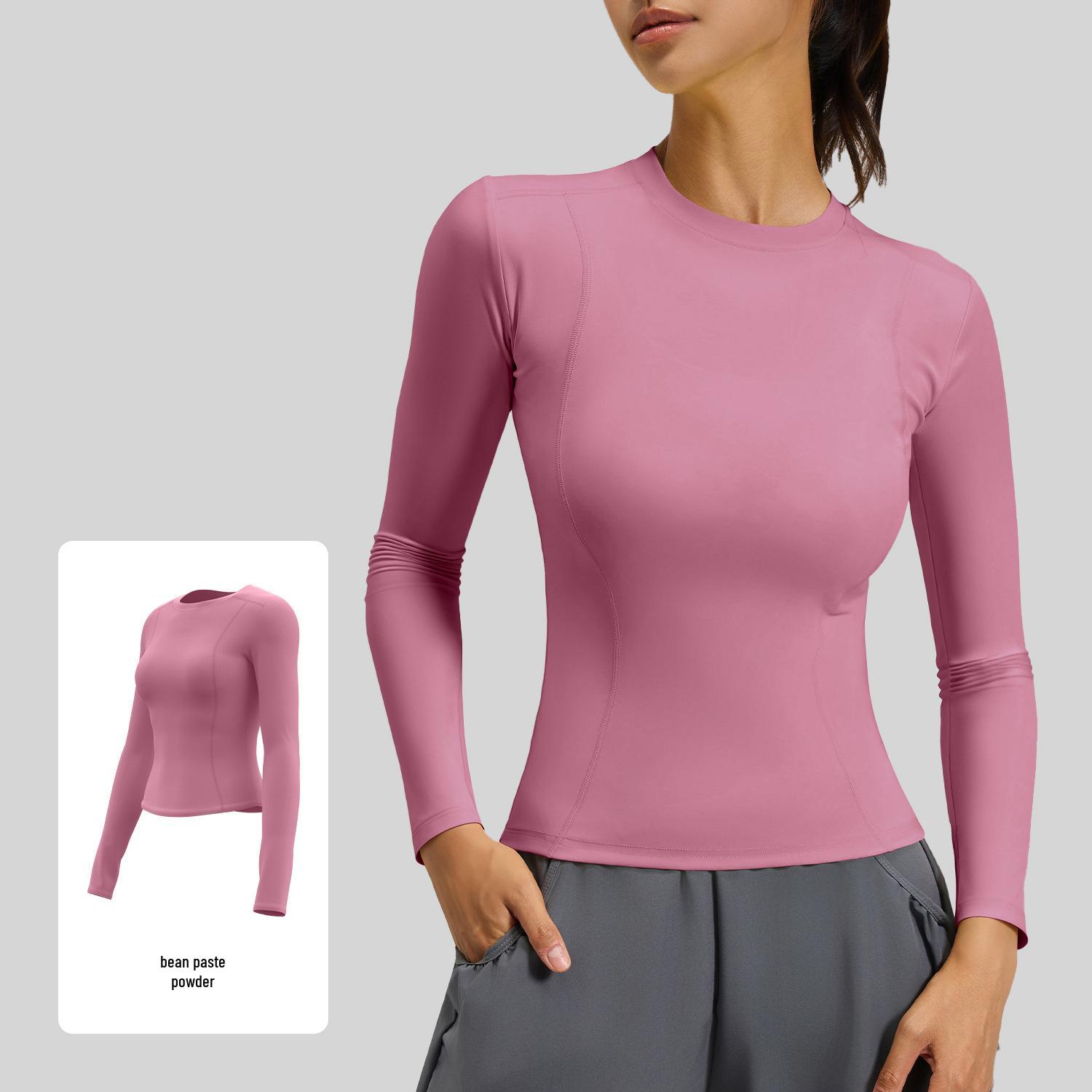 Women s Quick-Dry Slim Fit Long Sleeve Yoga & Running Top 2XL