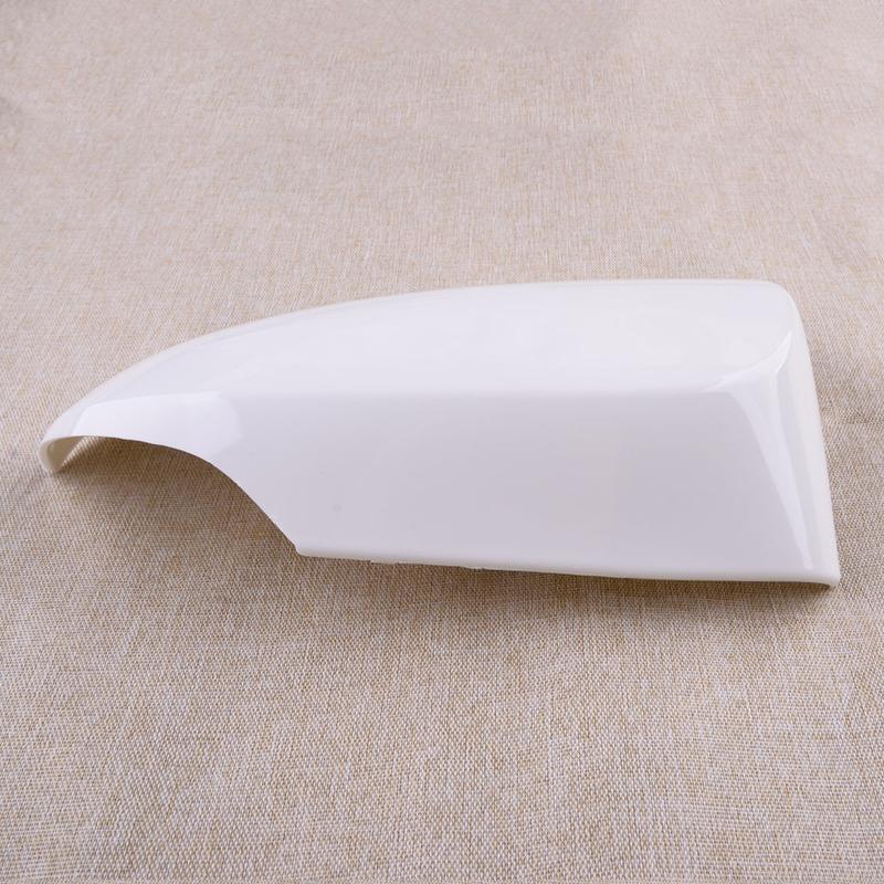 Car Right Side Wing Rearview Mirror Cover Cap ABS Fit For Toyota Yaris 2012- White