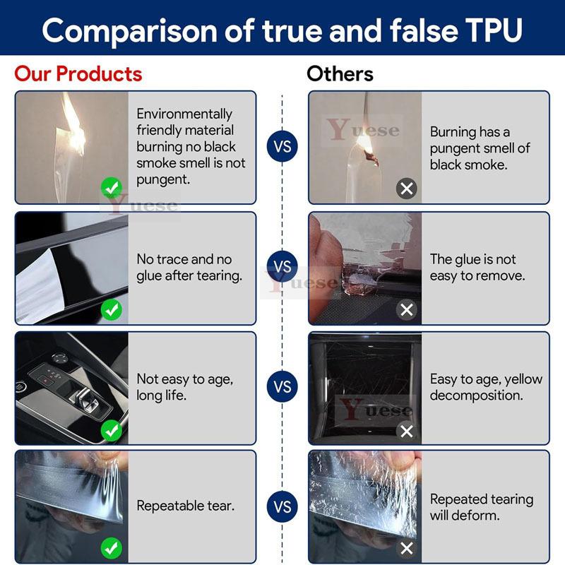 Für Prado Land Cruiser LC250 2024-2025 Auto Innenraum Mittelkonsole Transparente TPU Schutzfolie Kratzfester Aufkleber