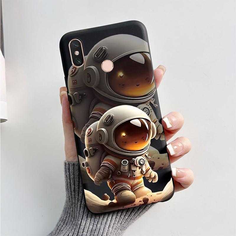 For Xiaomi Mi Max 3 Case Cute Popular Butterfly Astronaut TPU Silicone Protector Phone Cases For Xiaomi Max 3 Mi Max3 Soft Cover