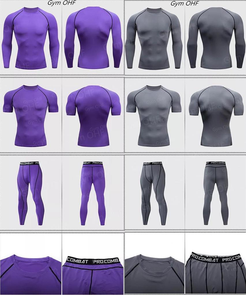 Men's Quick-Dry Compression T-Shirt - High Elasticity, Short Sleeve Fitness Wear