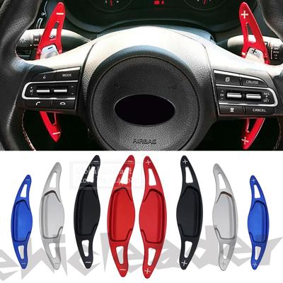 2Pcs Car Steering Wheel DSG Shift Paddle Aluminium Alloy Shift Extension For Kia Stinger CK K8 2018 2019 2020