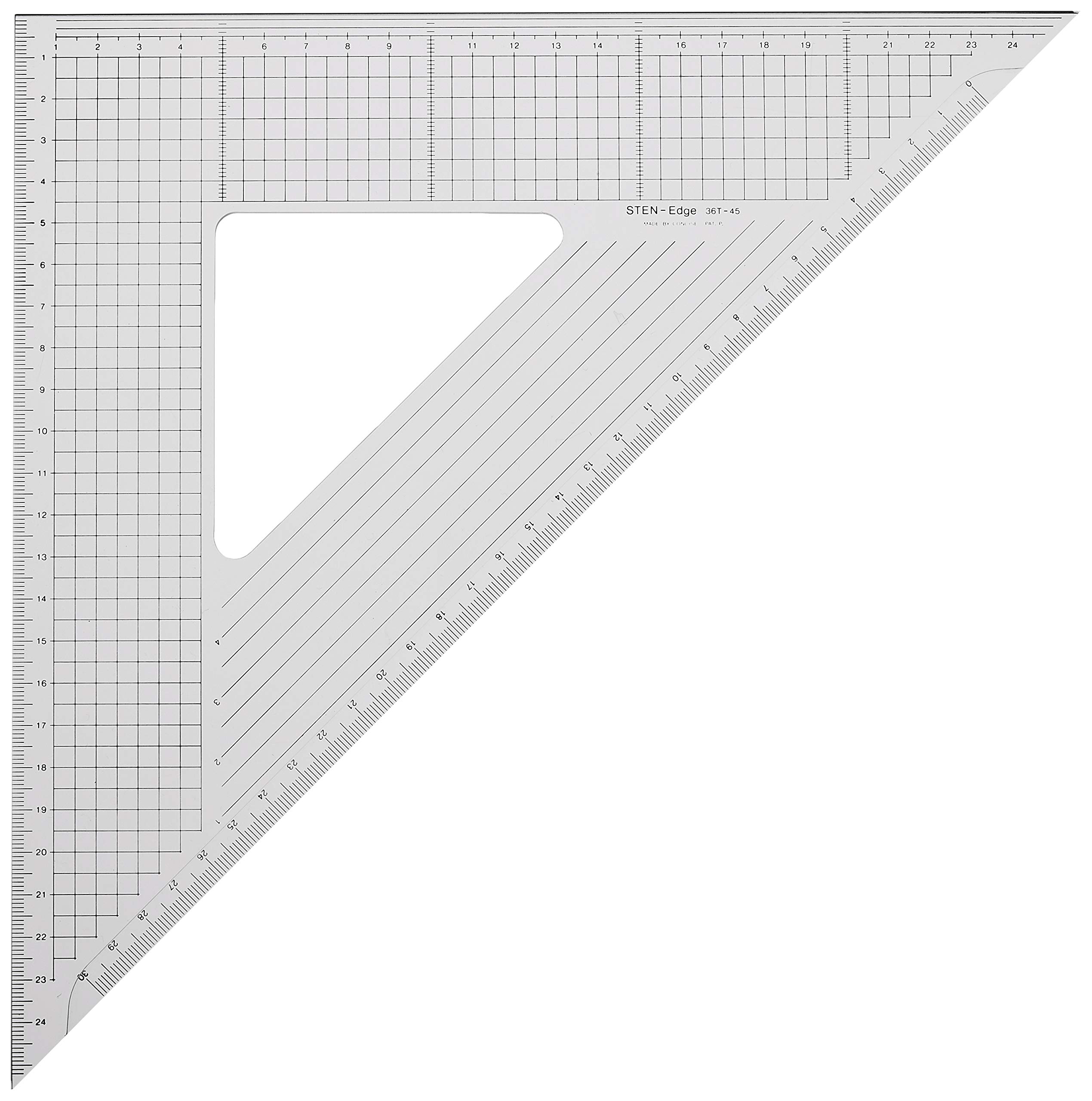 

Concise Ruler Stainless Edge Scale 100119 36T-45 чистий
