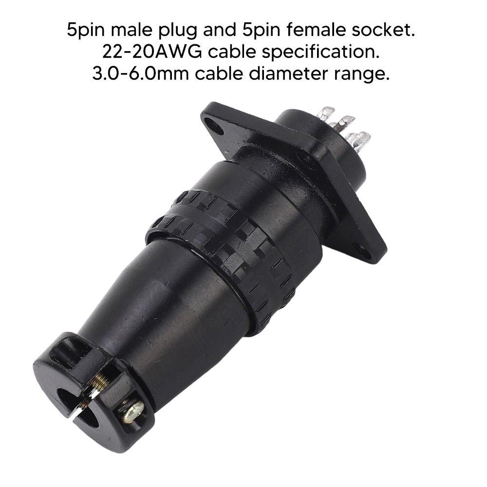 AC 400V Luftfahrtstecker Buchse 5 Pin Luftfahrtverbinder Stecker Buchse Signal