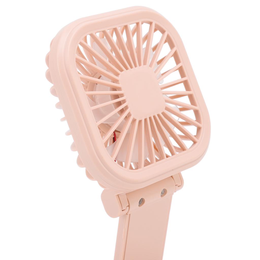 Portable Folding Fan 3   Wind Speed USB Powered Rechargeable Rotatable Handheld Desktop Small Fan