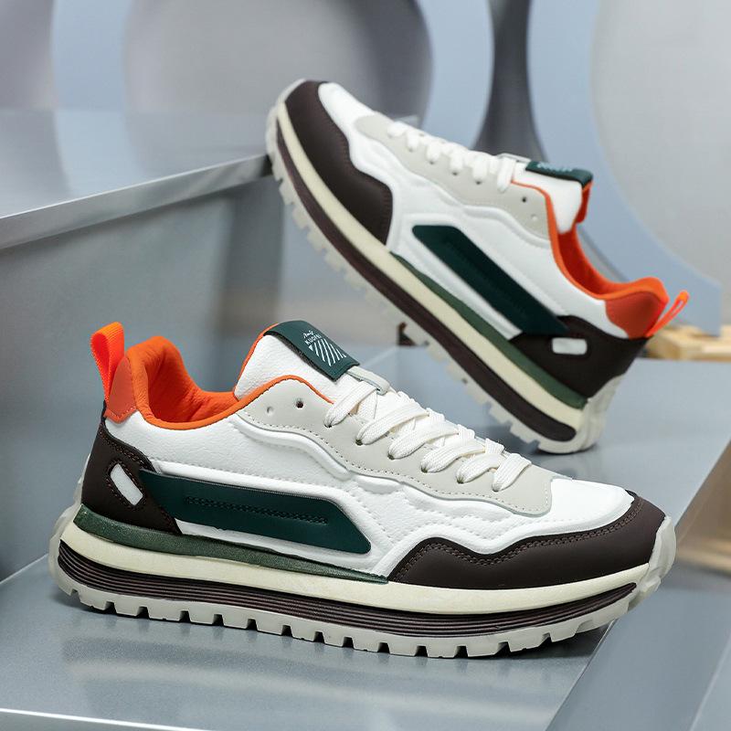 2024 Winter Breathable Men's Fashion High-End Sports Casual Shoes - Comfortable All-Match Daddy Sneakers