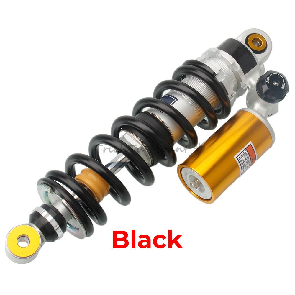 Black White Red 345mm Rear Air Shock Absorber Solid Steel+Aluminium Alloy For Yamaha Banshee 350 YFZ350SE Special Edition 2005