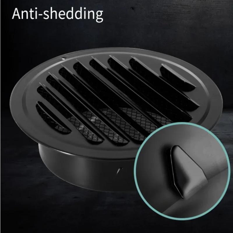 70-300Mm Round Stainless Steel Air Vent Grille Insect Protection Home Exterior Wall Ducting Ventilation Tools Exhaust Hoods