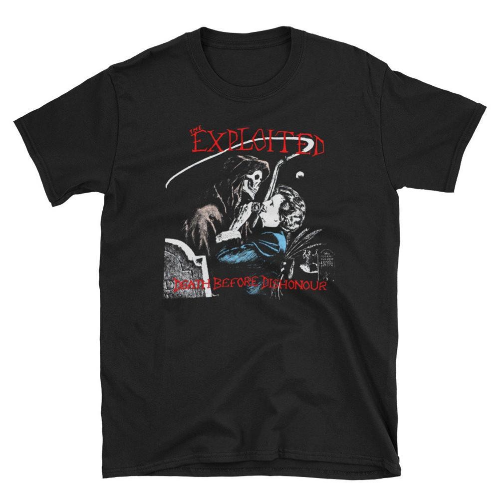 

Футболка The Exploited Death Before Dishonour, Discharge, GBH, UK Subs, Унисекс футболка M