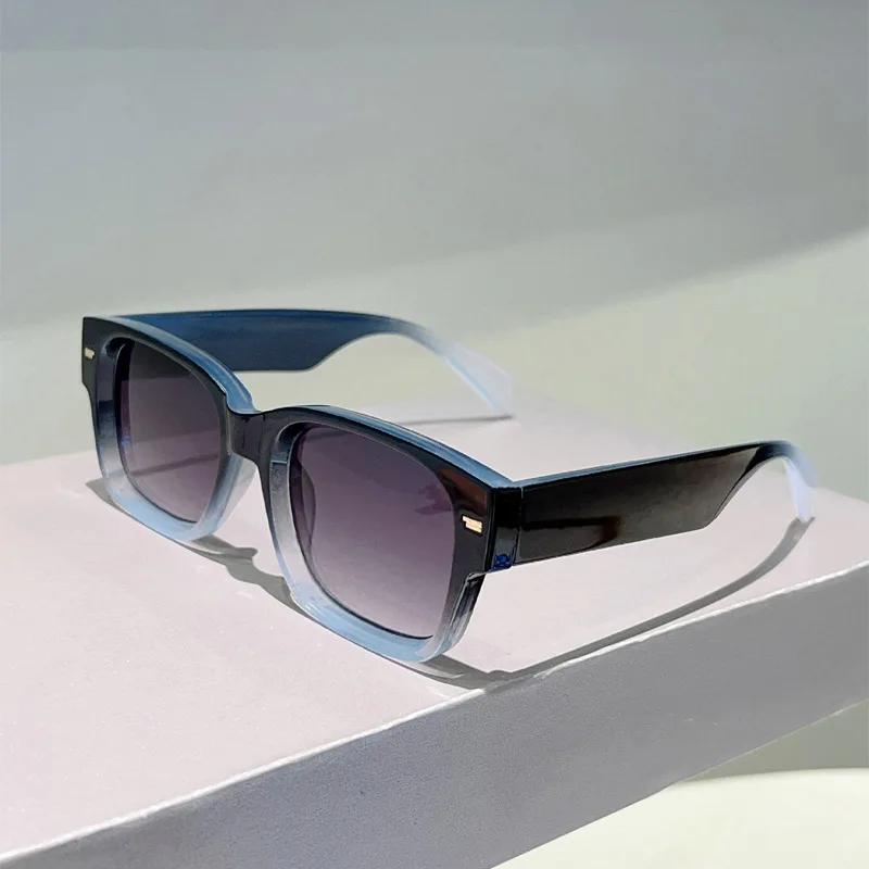 Myopia Sunglasses Men's High End Designer Style Retro Edgy Punk Trendy Timeless Riveted Square Shaped Fe For Both Sun Glasses Cm