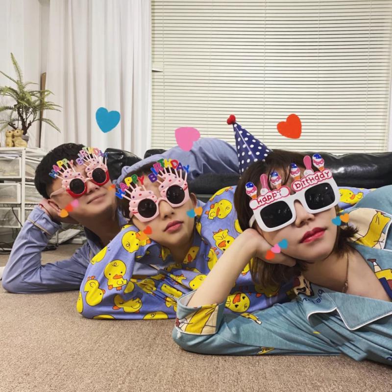 

Забавный костюм для дня рождения, реквизит, очки, подсолнух, чашка в форме свечи, солнцезащитные очки в форме торта, забавные очки, реквизит для фотосессии, вечерние