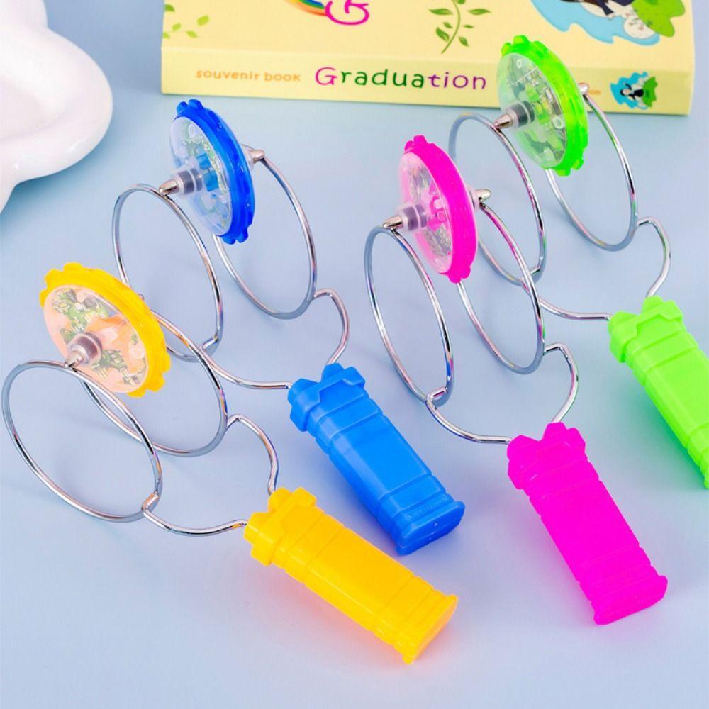 Plastic Magnetic Orbital Gyroscope Magnetic Adsorption Auto Glows Rotating Gyro Party Favors