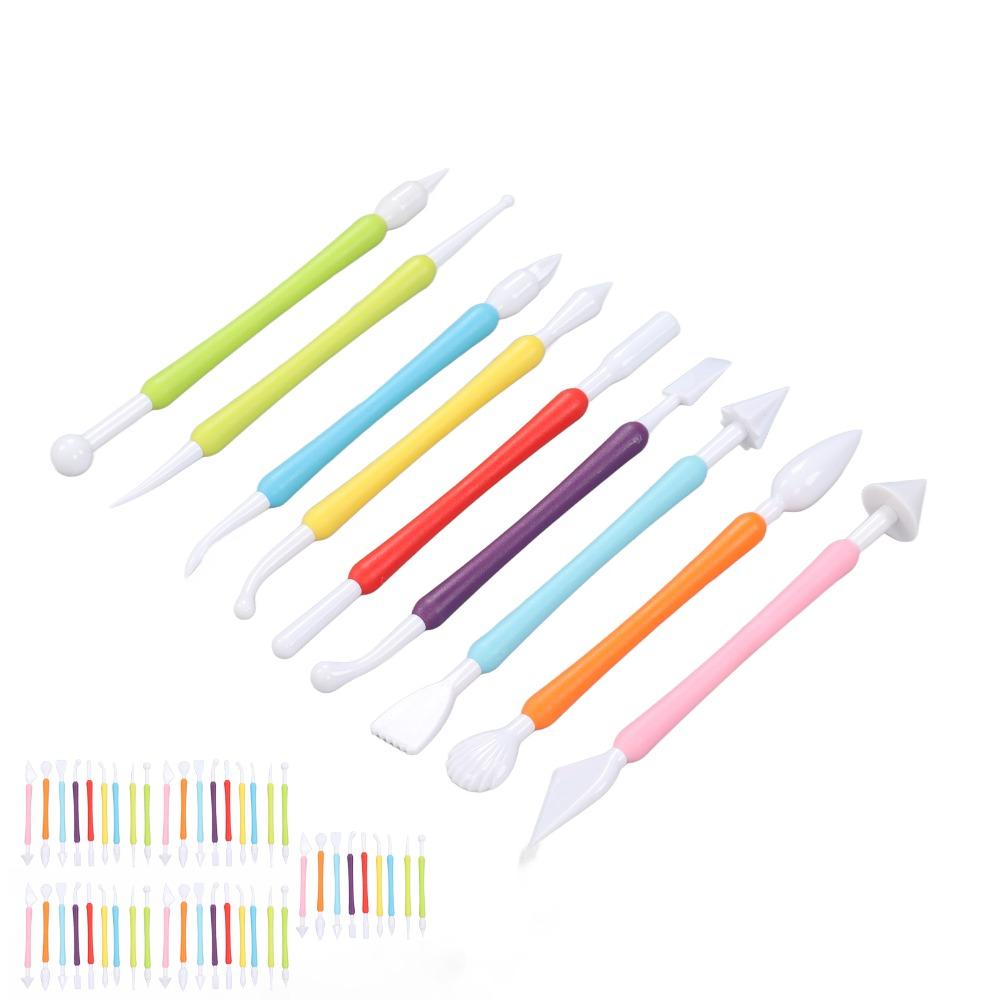 5pcs Ultralight Fondant Modeling Tools PP Polymer Clay Tools  Home Kitchen DIY Baking