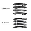 LHD/RHD Carbon Fiber Style Exterior Door Handles Covers For KIA Stinger 2018 2019 2020 2021 2022 2023