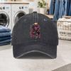 1pc Japanese Cherry Blossom Dragon Baseball Cap For Men Women Unisex Duckbill Hat Suitable For Camping Running Parties