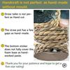 XIYA FLOWER Green Artificial Plants Eucalyptus Grass Woven Small Potted Plants Grass Mound 11cm PE Material Home Decoration