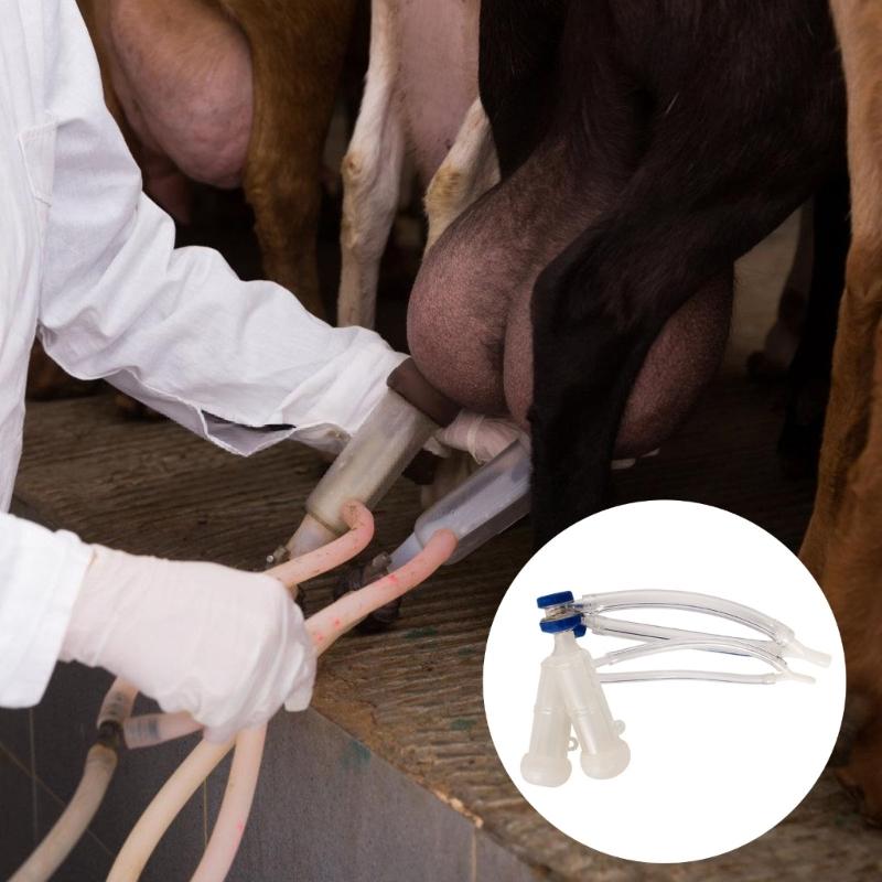 Silikon-Melkzubehör Ziegenmelkeinsatz Melkeimer-Set Für Sanfte Effiziente Melkaufgaben bei Nutztieren