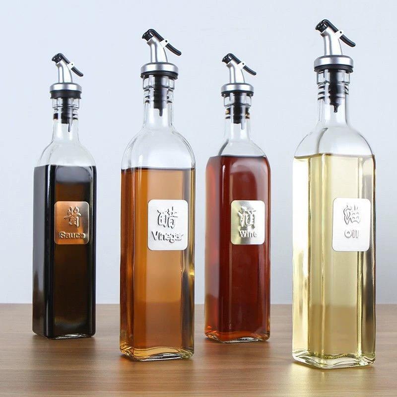 2/5/10KS Zátka na láhev s olejem Gumová zamykací zátka Těsnění Nepropustná Plastová hubička Rozprašovač Výlevky na víno Ocet Kuchyňské nářadí