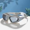 High-Definition Anti-Fog Swimming Goggles for Adults - Large Frame, Flat Lens