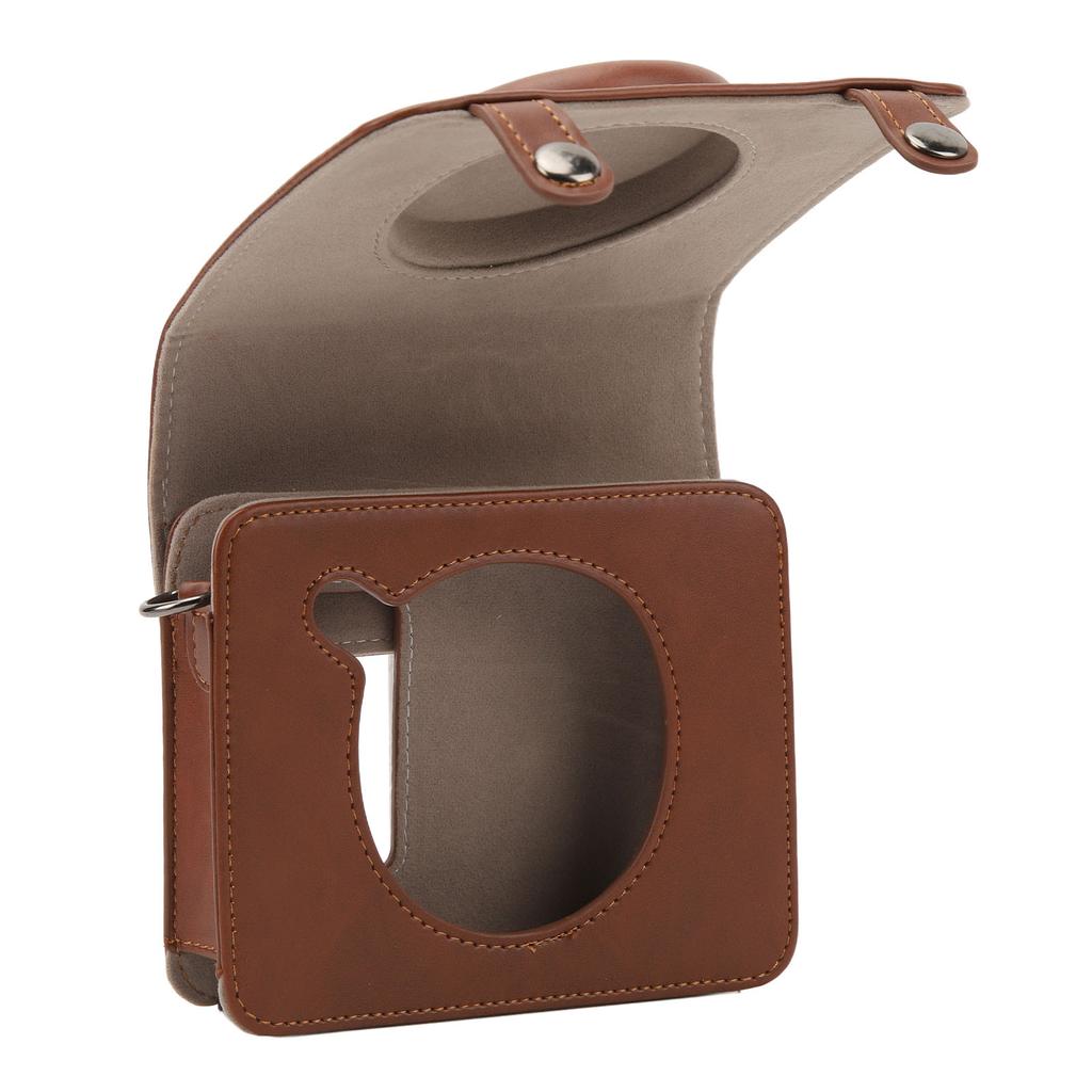 Retro Camera Case Protective PU Leather Camera Shoulder Bag with Removable Adjustable Strap for