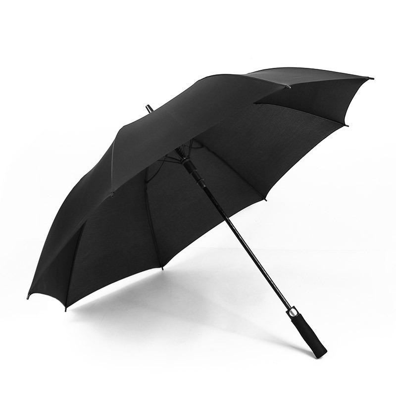 11-Inch umbrella, automatic golf umbrella, enlarged double-layer weather and rain dual-purpose, windstorm-resistant long handle advertising custom