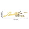 Limited Edition Car Body Sticker Car Styling Vinyl Decal Car Body Decor Waterproof Reflective Logo Emblem Badge Metal Decal
