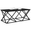 Coffee Table Black Oak Look 100 x 49 x 40 cm Wood Based Panel