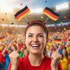 Football Headband for Women Men Soccer Cheering National Flag Hairband Game