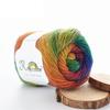 100%Cashmere Pure Wool Yarn Anti-Pilling Anti-Bacteria Space-Dyed Multicolor Yarn for Hand Knitting Sweaters Shawl 50g