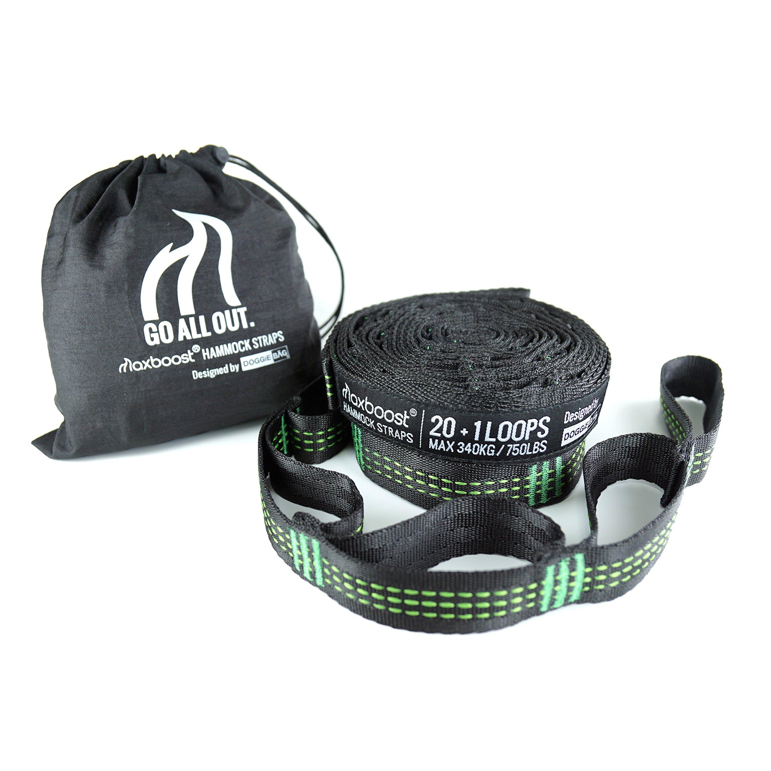

Maxboost Hammock Strap Storage [Black/Green] (Includes Bag) [Lifetime Warranty] TMX22-NH12JF011 чорний