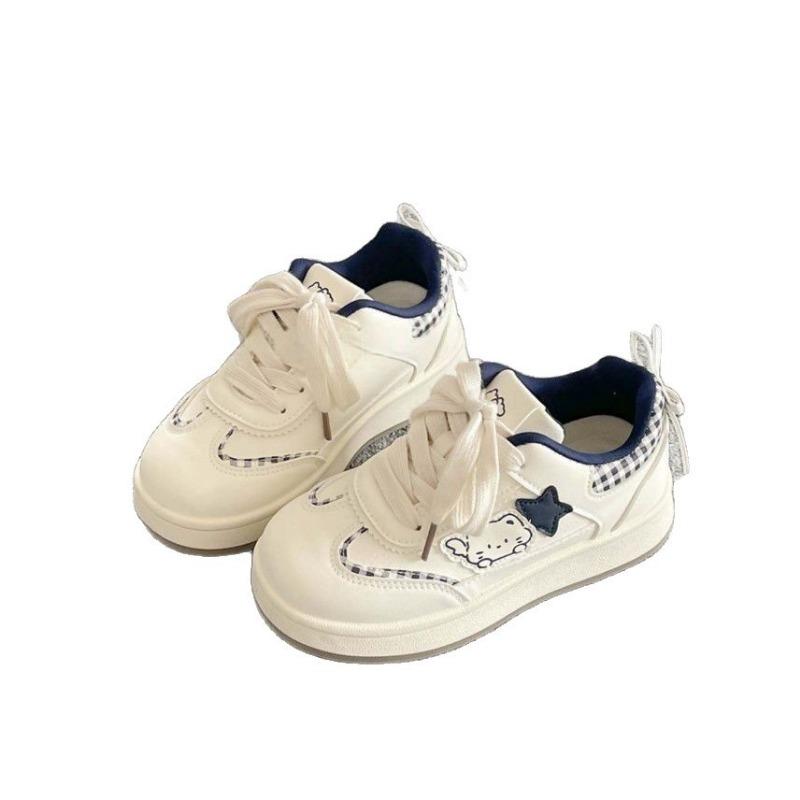 Retro niche sneakers women's spring and autumn new stars kitten cute casual sneakers little white shoes