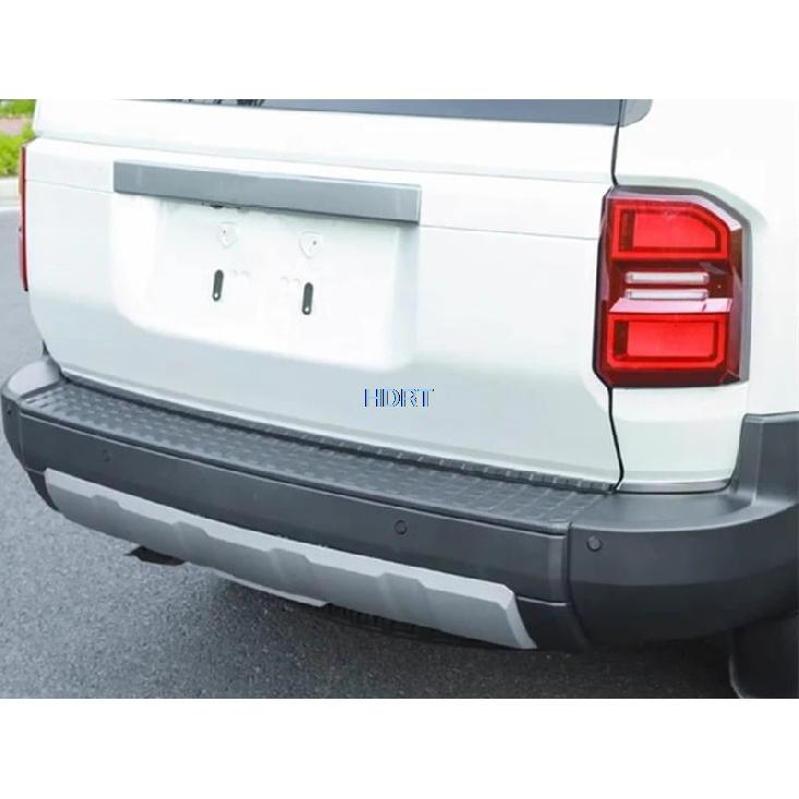 Car Styling Protector Decoration Accessories Rear Trunk Tail Gate Molding Trim For Toyota Land Cruiser 250 LC250 Prado 2024 +