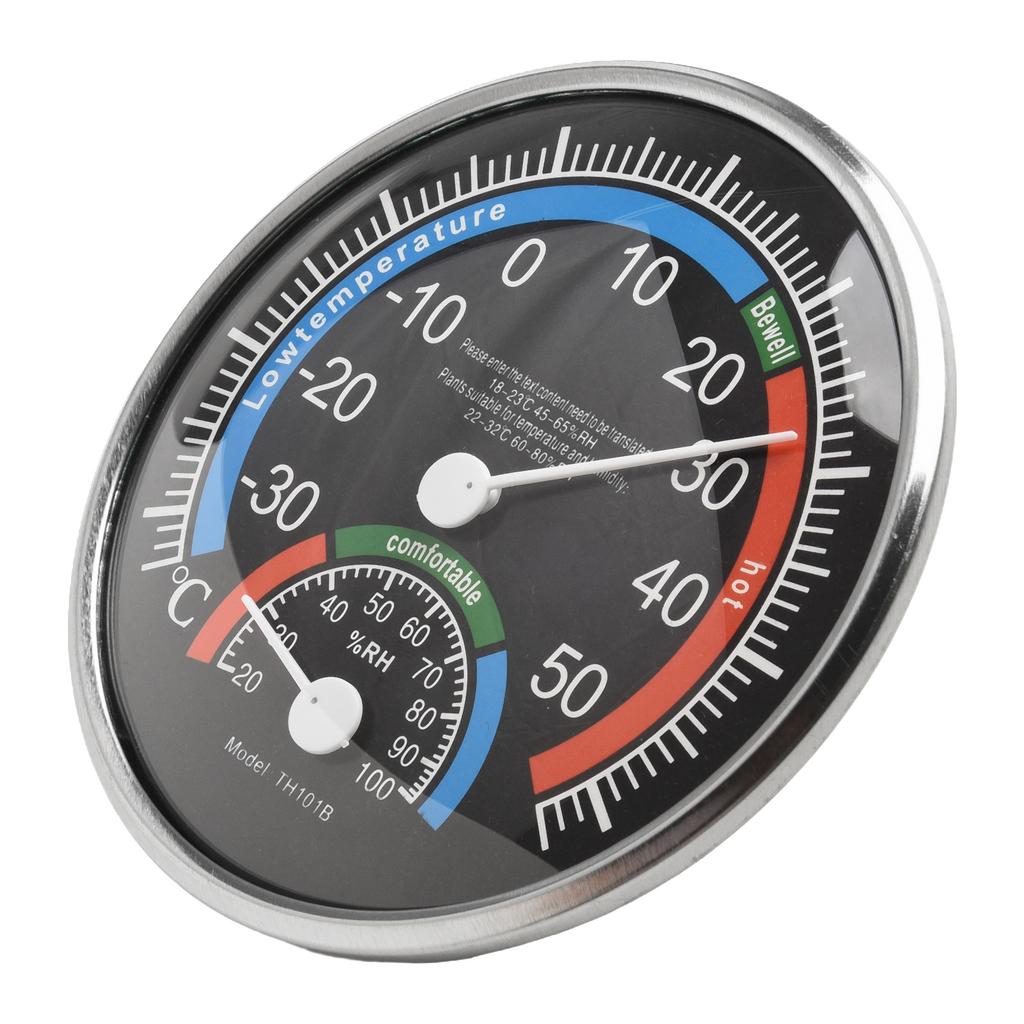 Analogue Thermometer Hygrometer For Indoor Outdoor Climate Monitoring With Temperature And Humidity Gauge