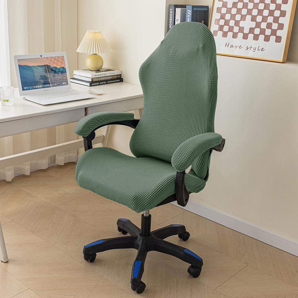 Simple Home Gaming Chair Covers Elastic Backrest Armrests Covers Computer Game Durable Stretch Chair Cover Office Chair
