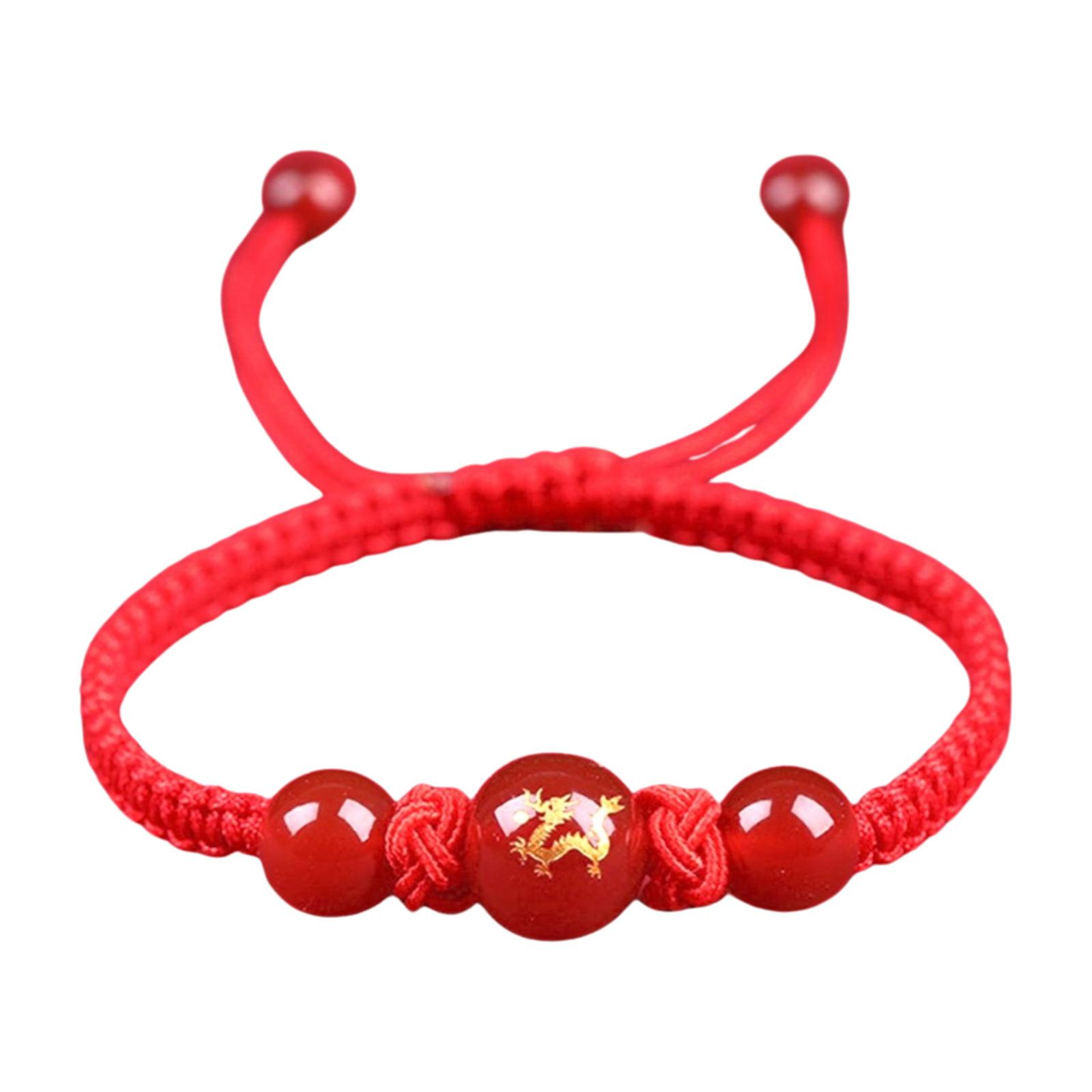 

Red String Bracelets Adjustable Length Necklace Animal Charm Bracelet Cultural Symbol Bracelet Suitable for Good Luck 5