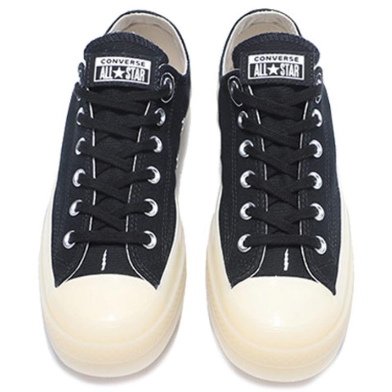 Offspring X Converse Chuck 70 Chuck Taylor Community Lightning Hard-Wearing Lightweight Low-Top Board Shoes Unisex Black