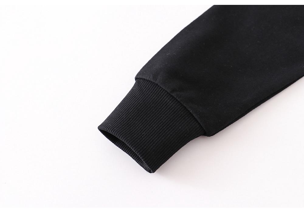 European Style Children's Cotton Long Sleeve Terry Hoodie for Spring and Autumn
