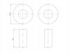 Chrome Masking Set Single Rosette with Sleeves