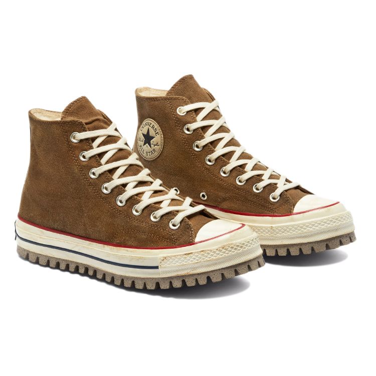 Converse 1970s Chuck Taylor All Star Retro Versatile Casual High-Top Canvas Shoes Unisex Sneakers Ginger-Yellow 169933C