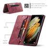 Premium Vintage Leather Wallet Case for Samsung Galaxy S21 Ultra - Flip Cover with Card Slots, Shockproof Retro Style (4 Colors)