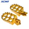Motorcycle Universal Accessory CNC 6061-T6 Footrest Footpegs Foot Pegs Rests For Suzuki RMZ250 RMZ450 2005-2009 RMZ 250 450