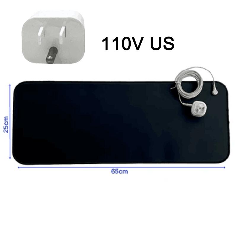 Mata uziemiająca 25X68Cm z przewodami 15Ft Zdrowa równowaga dla łagodzenia lęku i lepszego snu Terapia uziemienia Masażer do ciała